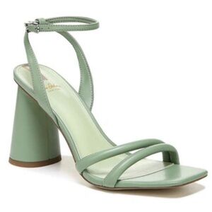 Sam Edelman KIA soft Jade leather ankle strap block heel sandals Sz 8 1/2 M new